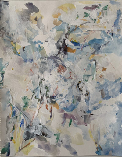 Mixmedia art "sora"