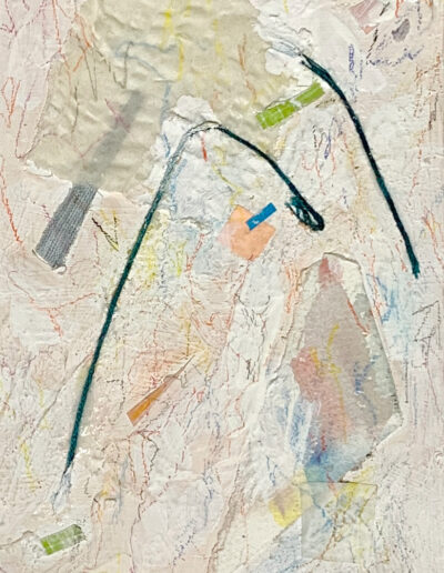 Mixed Media Art Work "White Dec 2022"