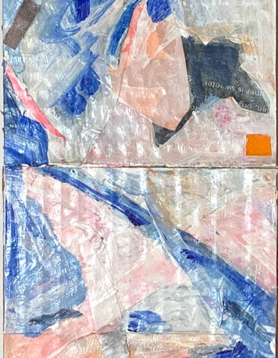 Mixed media art work "Dancer"