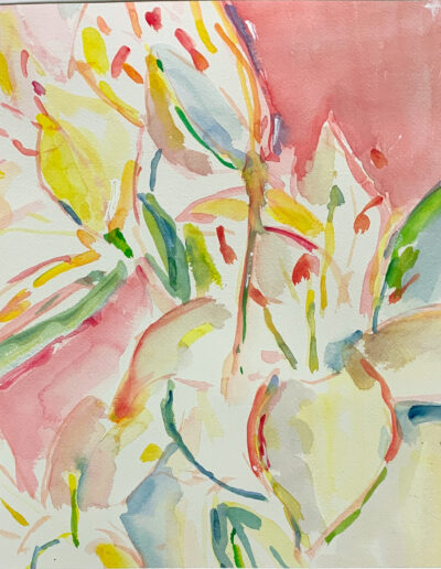 Watercolor Painting "YingYang Lilies vol. 1"